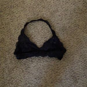 black bralette
